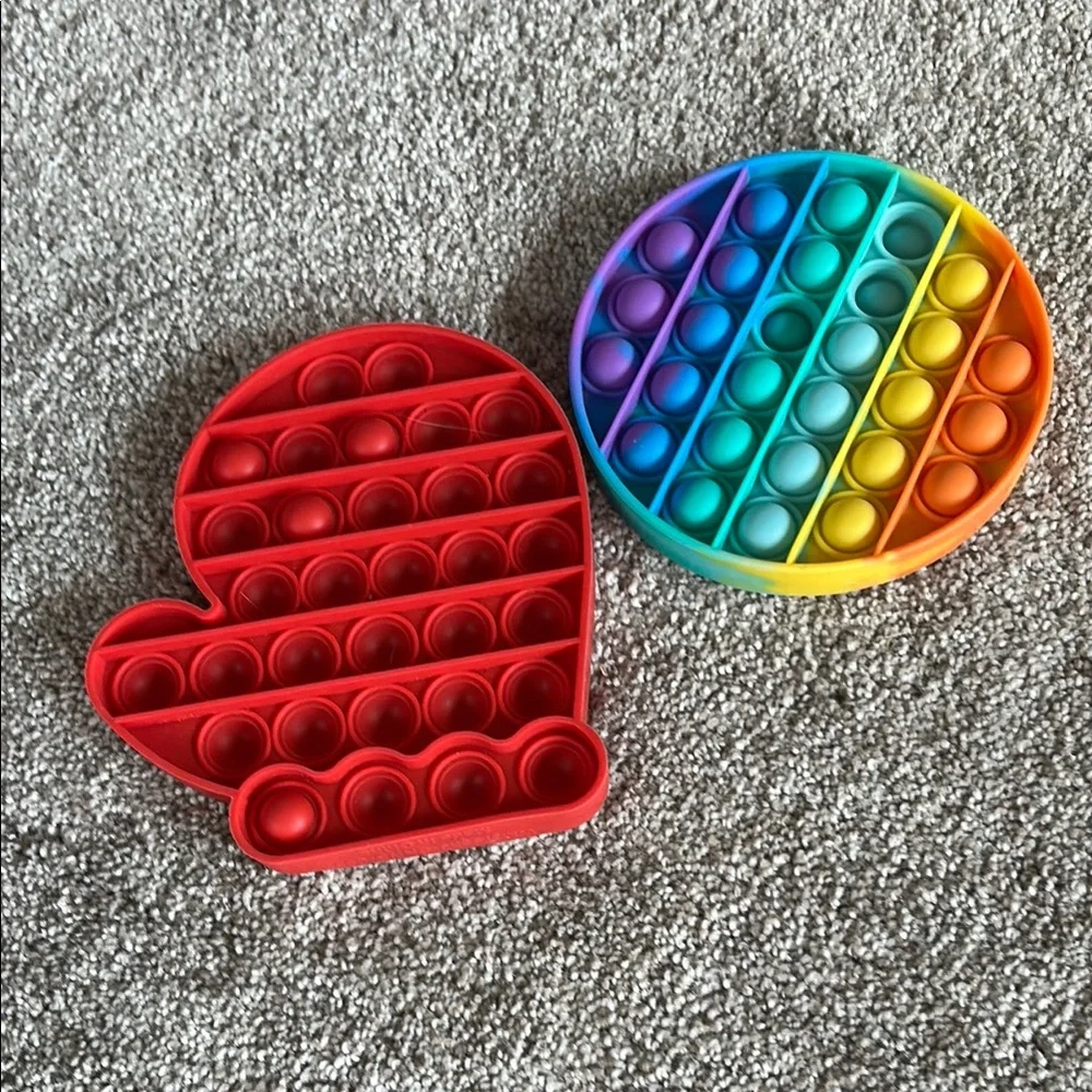 Colorful Pop It Fidget‎ Toy Set